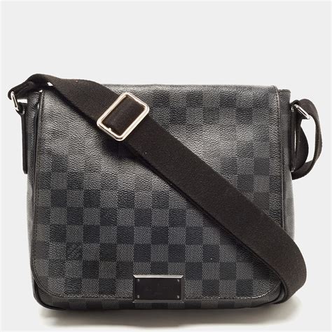 lv brooklyn pm|District PM Small Men's Messenger Bag .